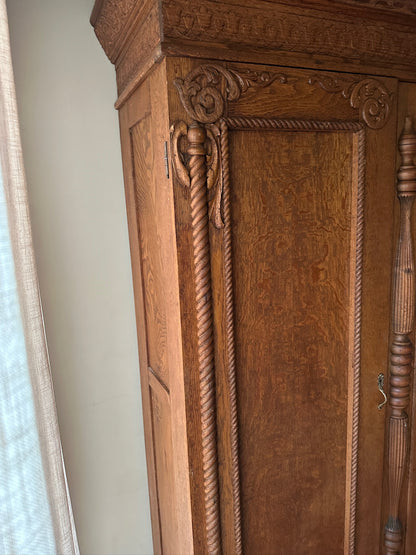 Oak armoire