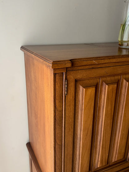Walnut tallboy