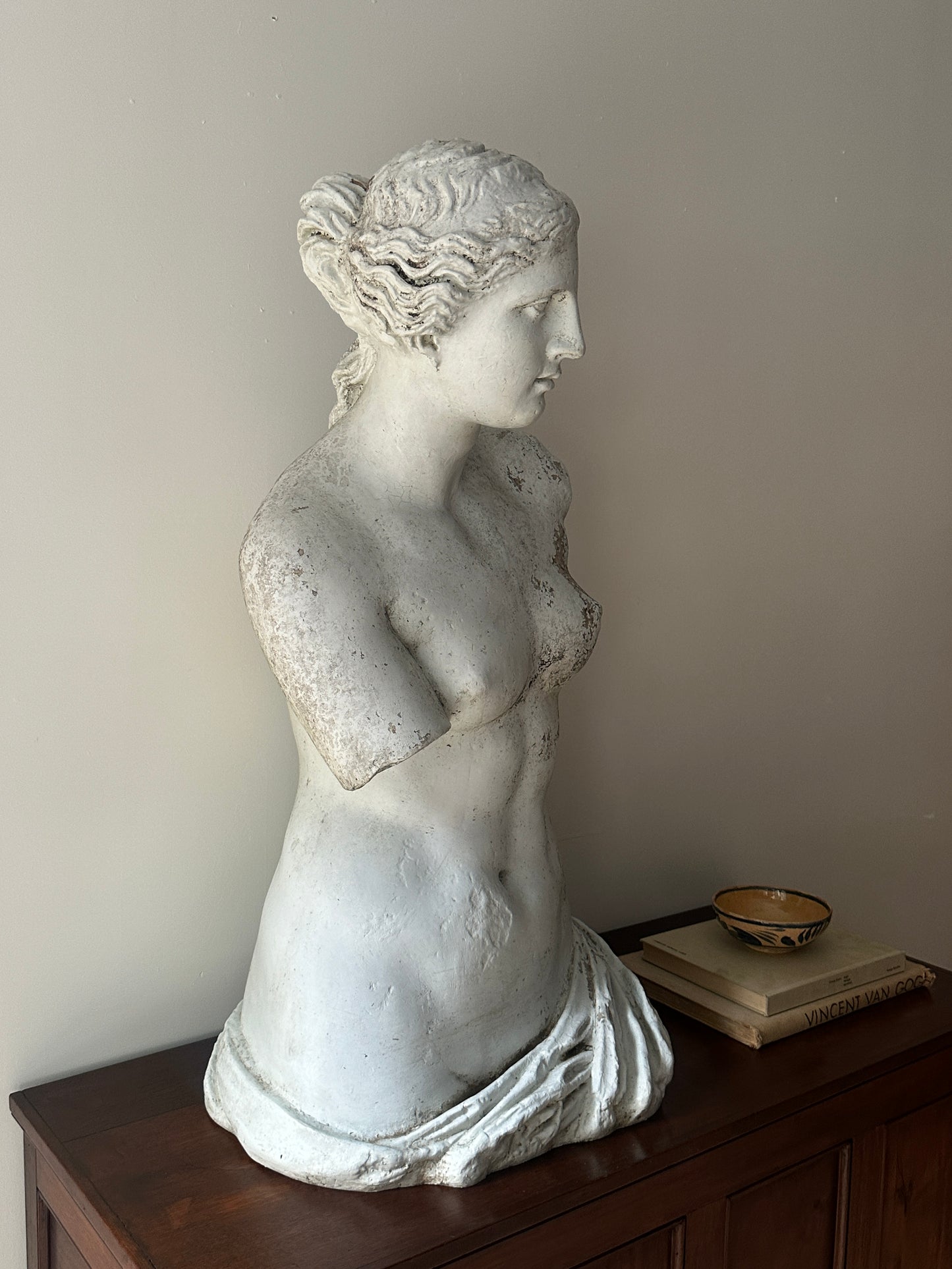 Plaster bust