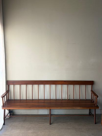 Pine spindle bench