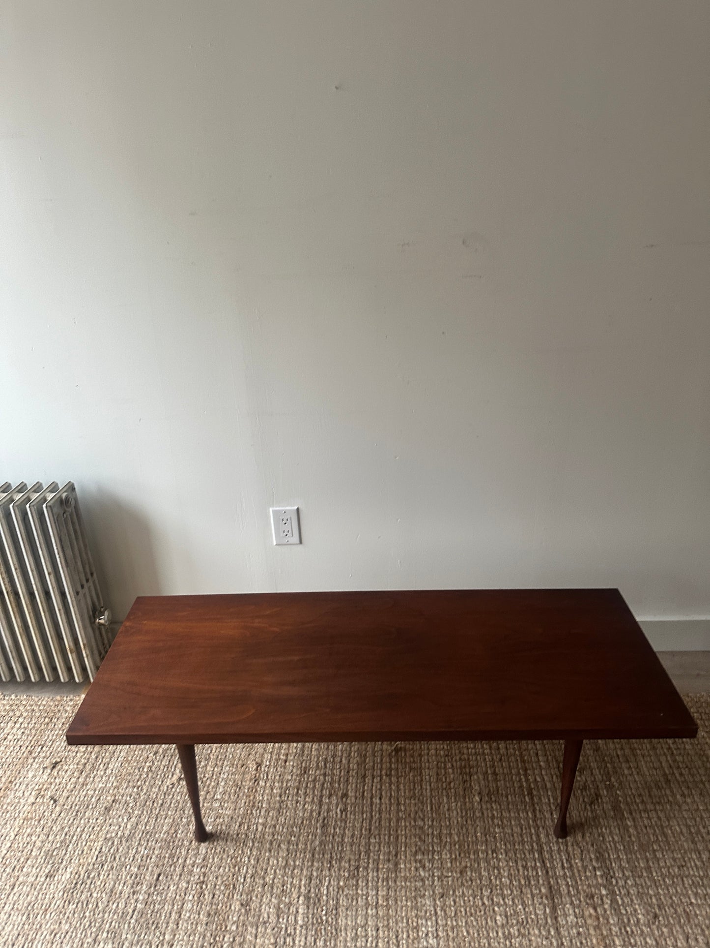 Walnut coffee table