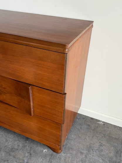 Walnut 3 drawer dresser