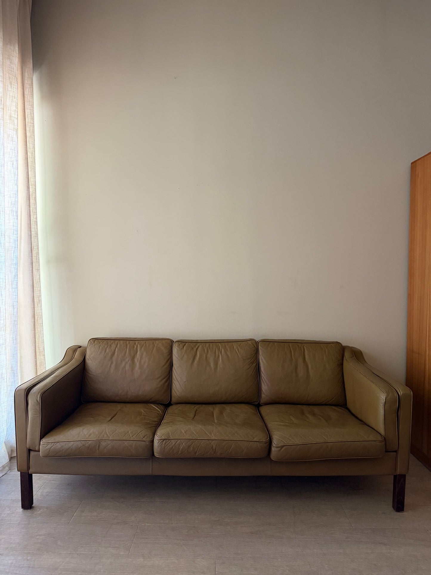 Mogens Hansen Danish leather sofa