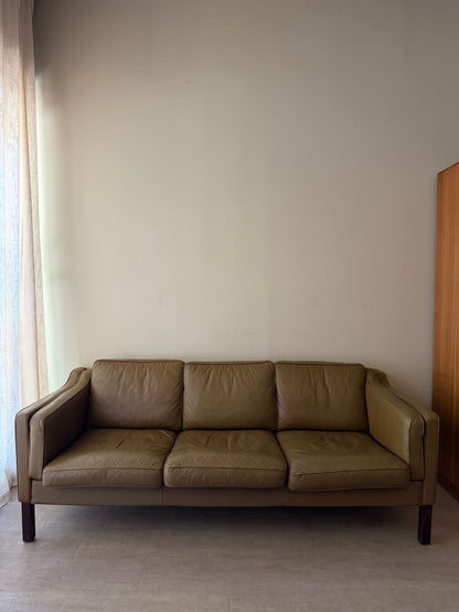 Mogens Hansen Danish leather sofa