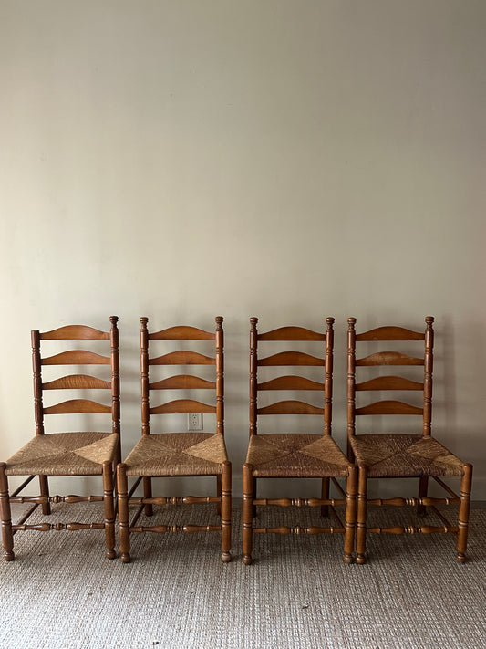 Rush dining chairs