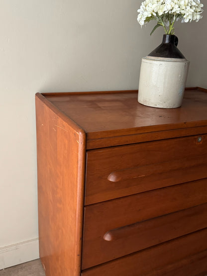 French & Heald maple 3 drawer dresser