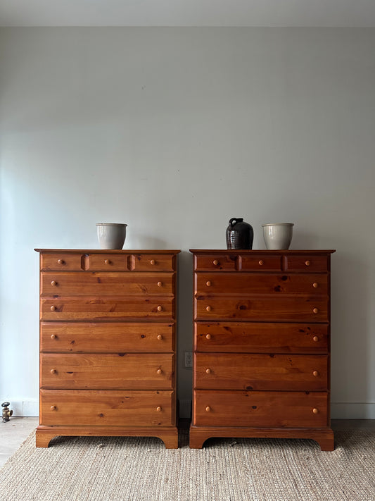 Pine dresser left