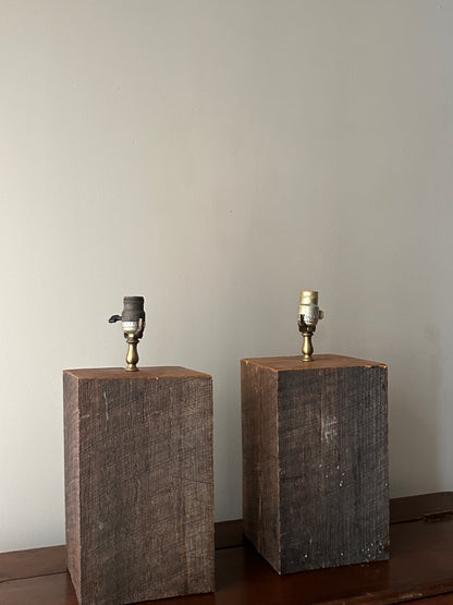 Solid wood lamp bases. Sold individually.