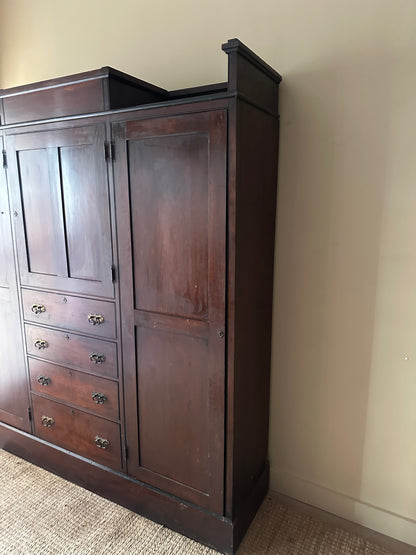 Mahogany armoire