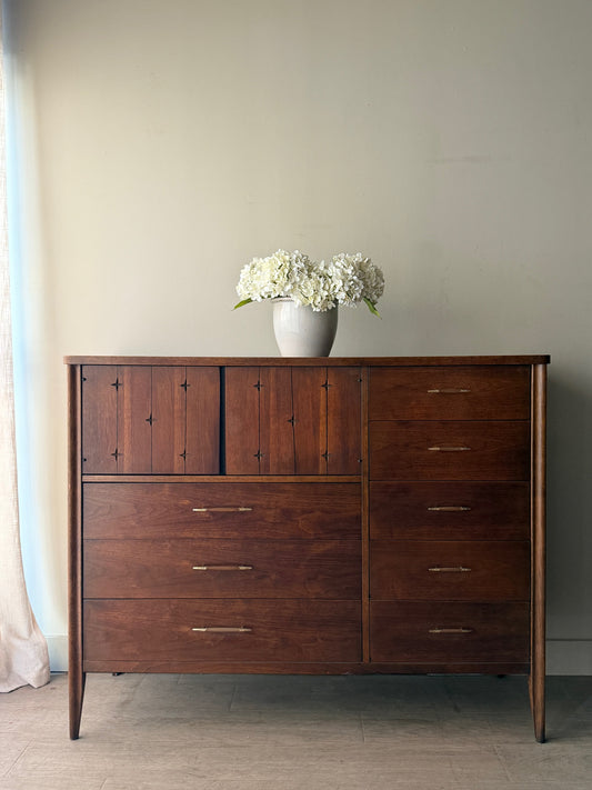 Broyhill walnut gentlemen’s dresser