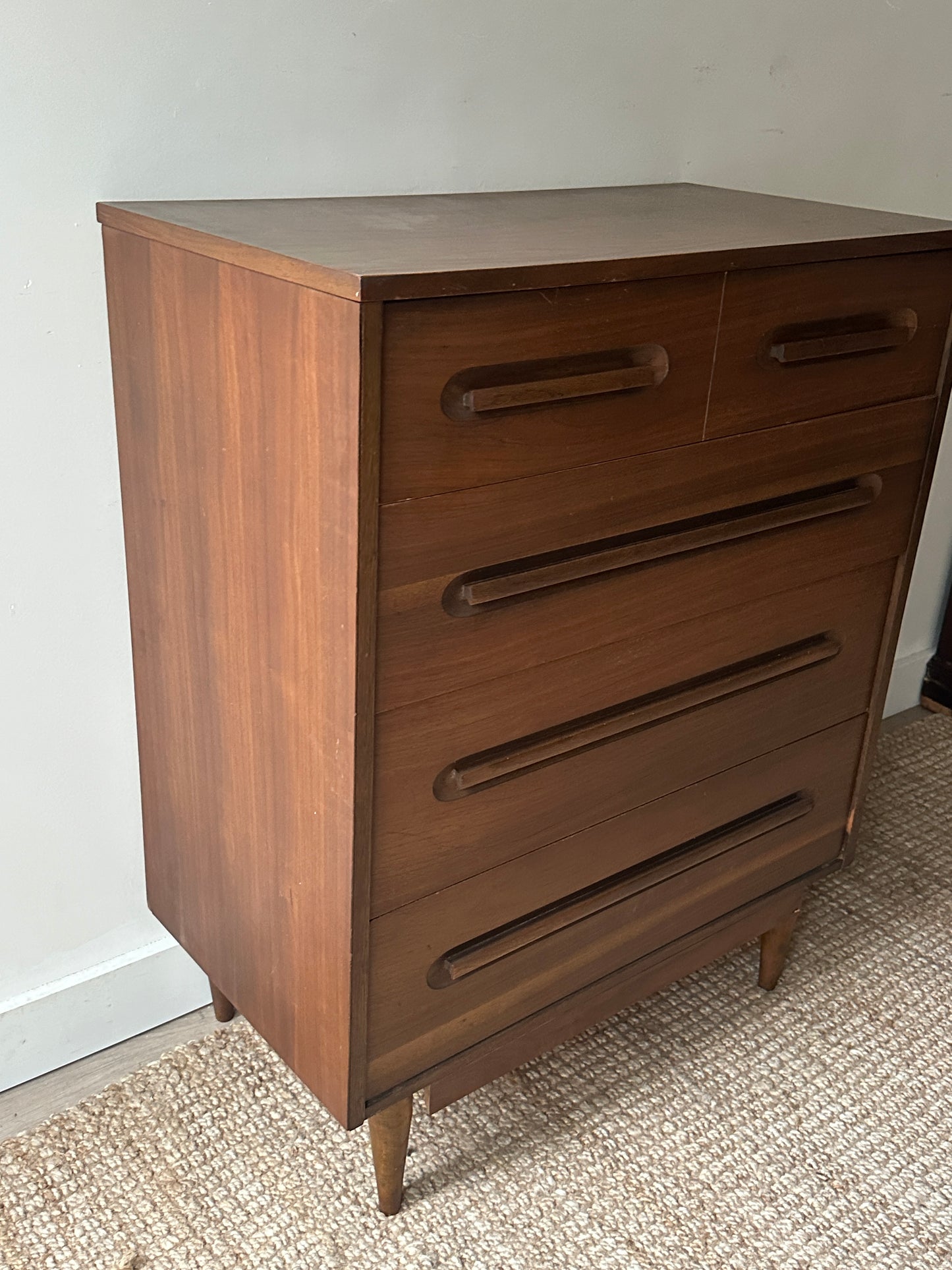 Walnut tallboy