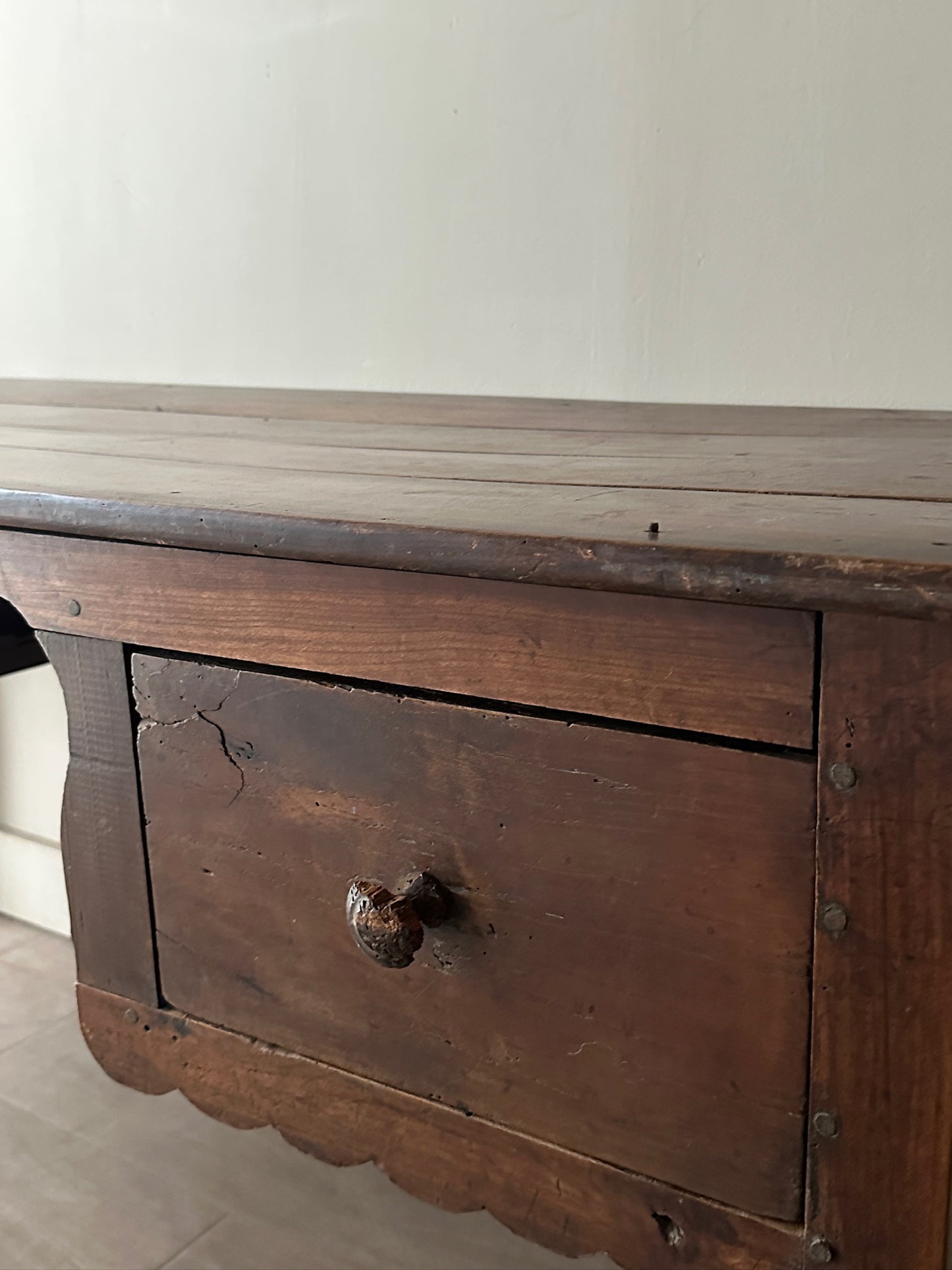 French Walnut Baker’s Table