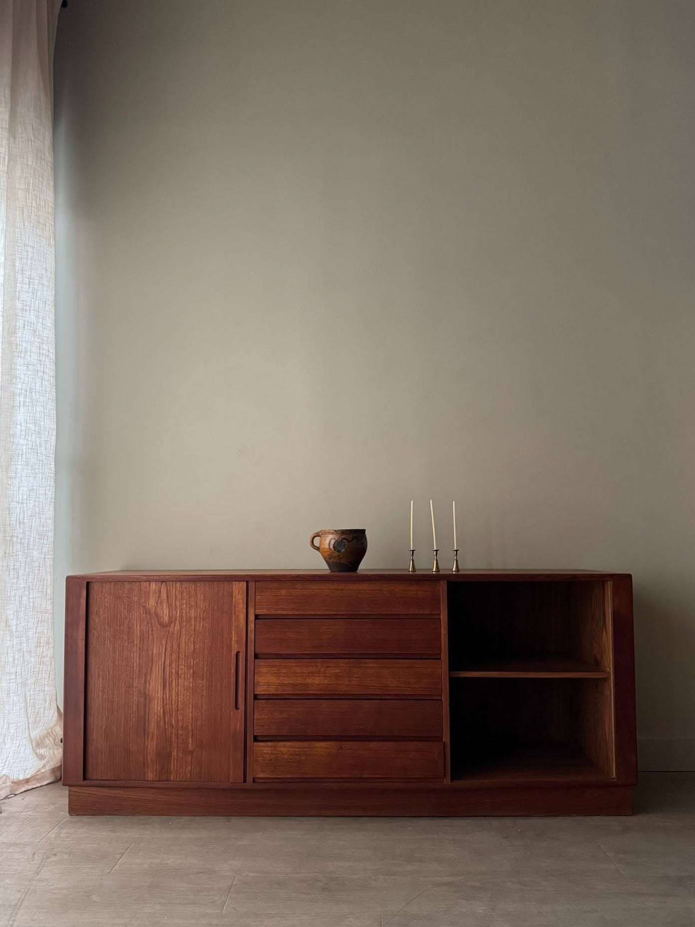 Danish teak credenza