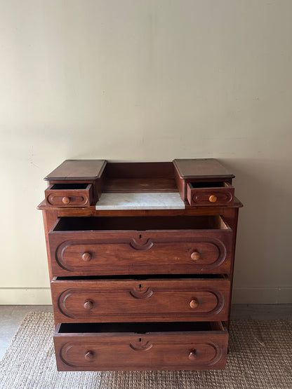 Marble top dresser