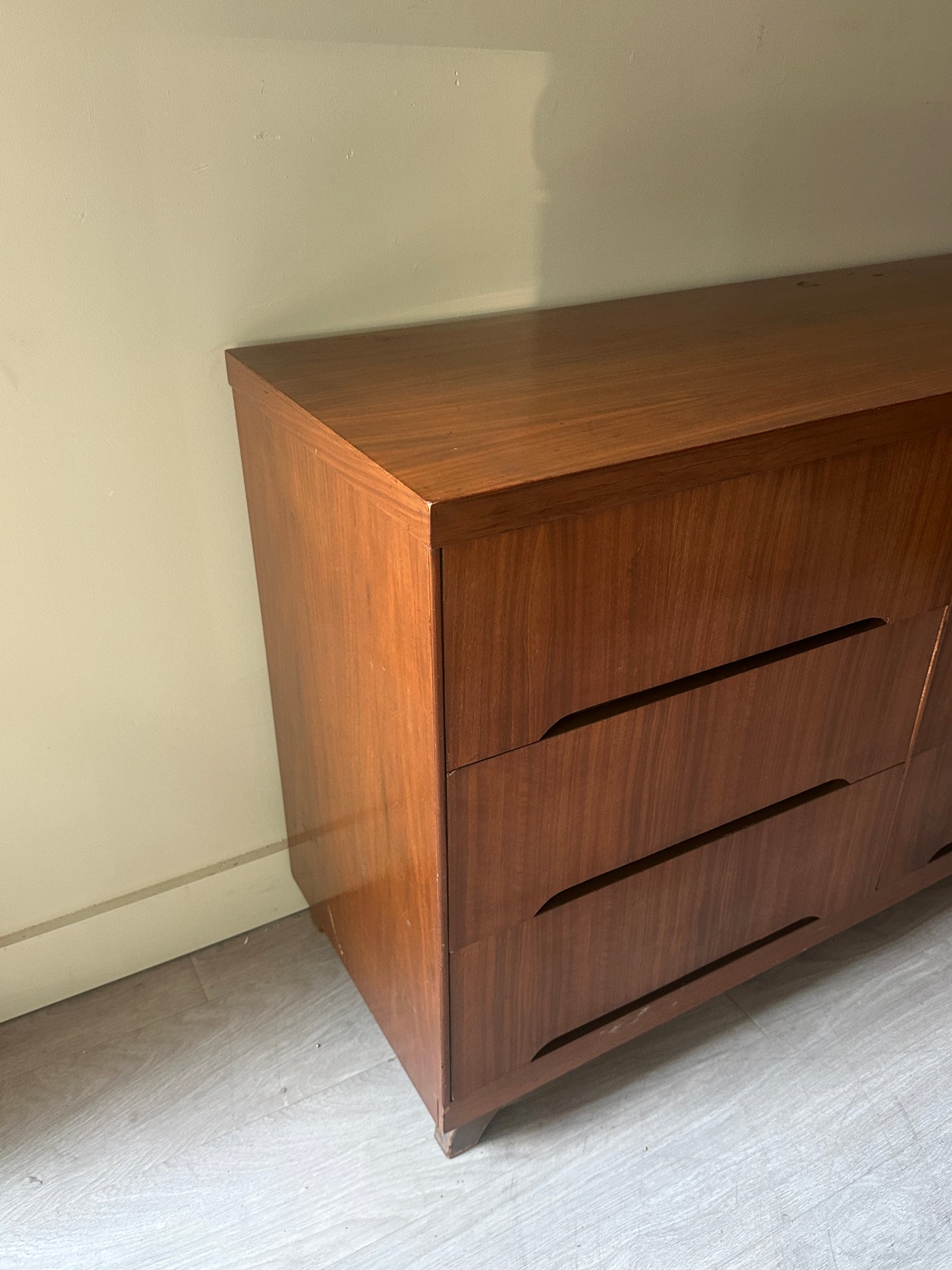 Walnut low dresser
