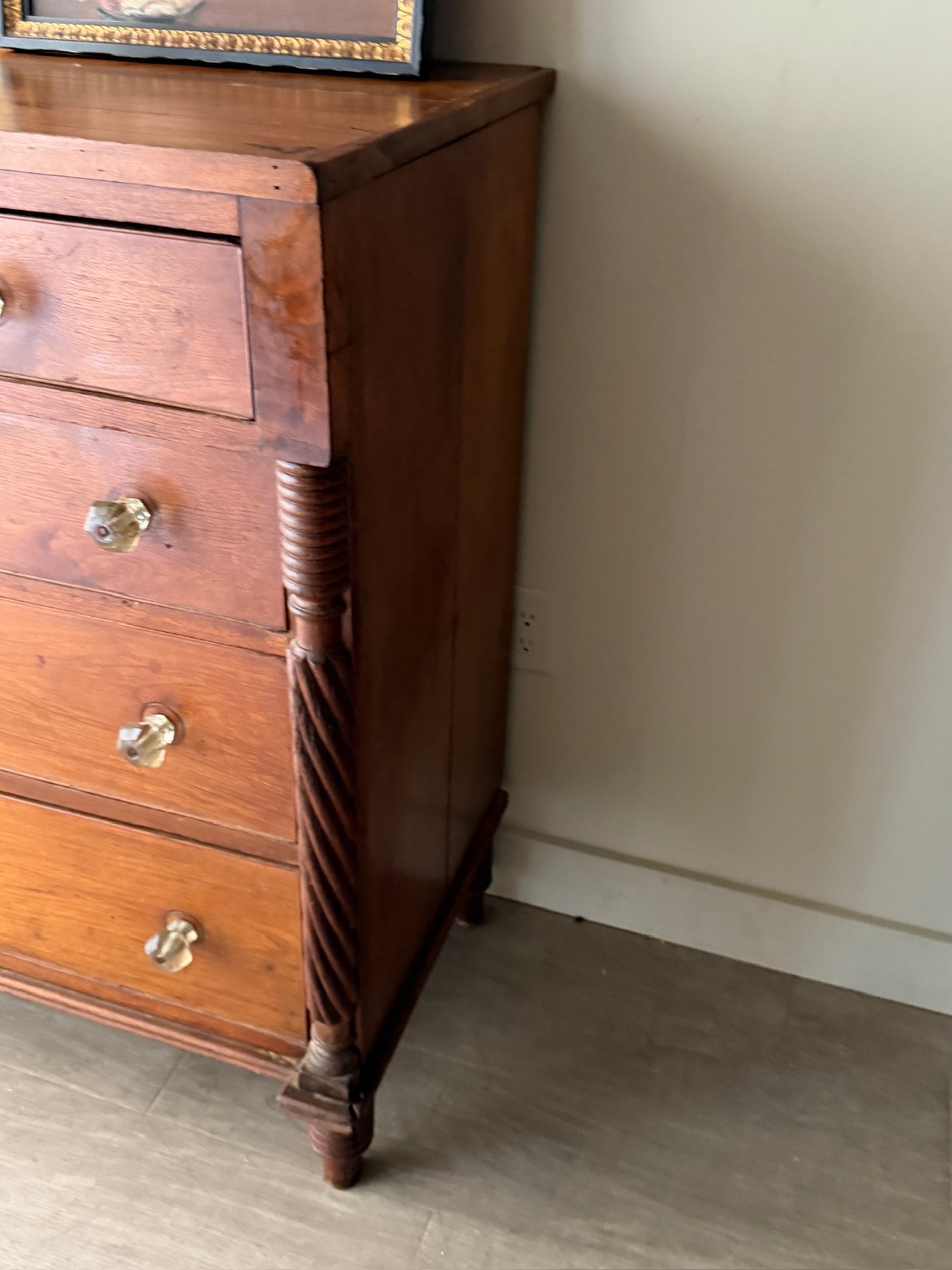 Pennsylvania Sheraton walnut dresser