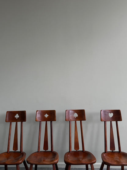 Cushman maple card suite chairs
