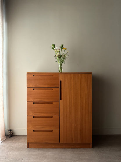 Danish teak side by side