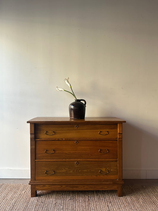Golden oak dresser