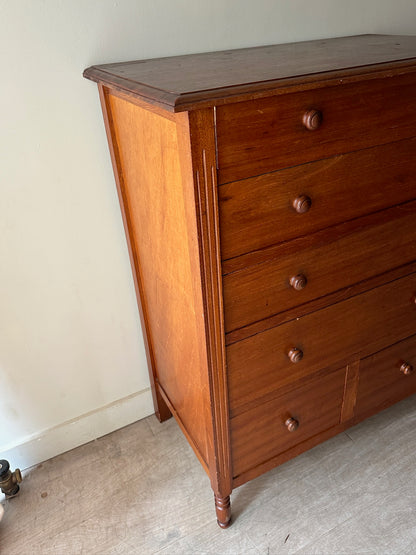Cherry tallboy dresser