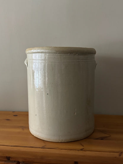 Large stoneware crock
