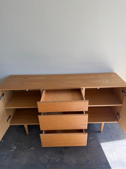 Oak credenza