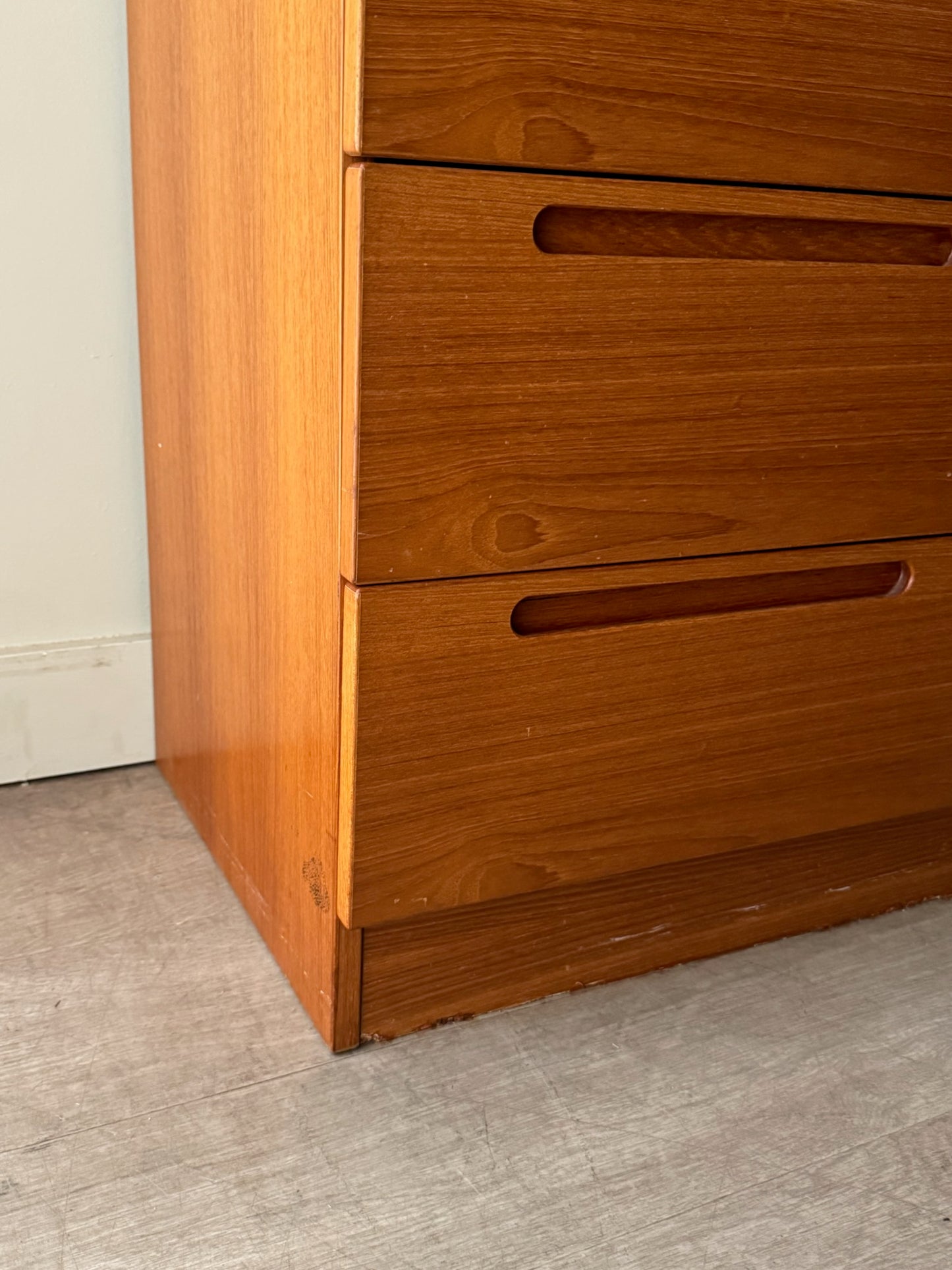 Danish teak side by side