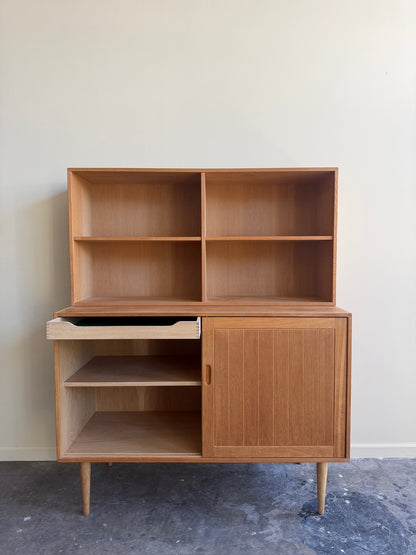 Eric Brouer Danish oak bookcase cabinet