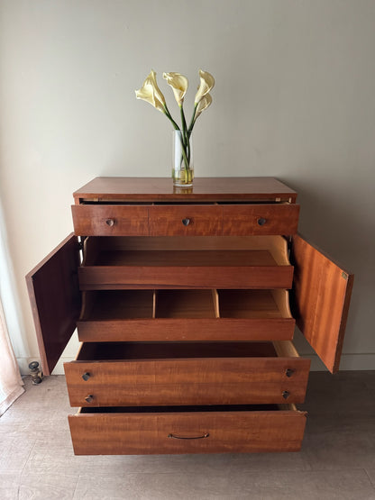 Walnut gentlemen’s dresser
