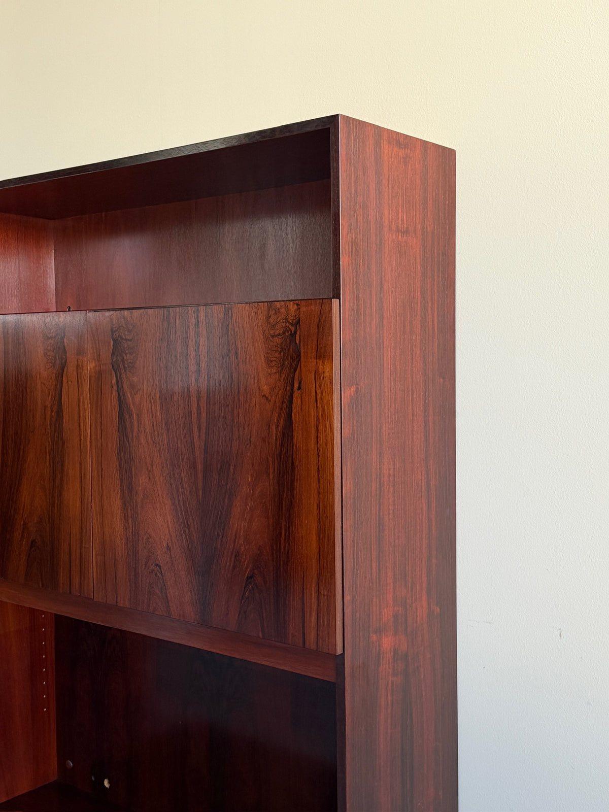 Danish rosewood bookcase cabinet