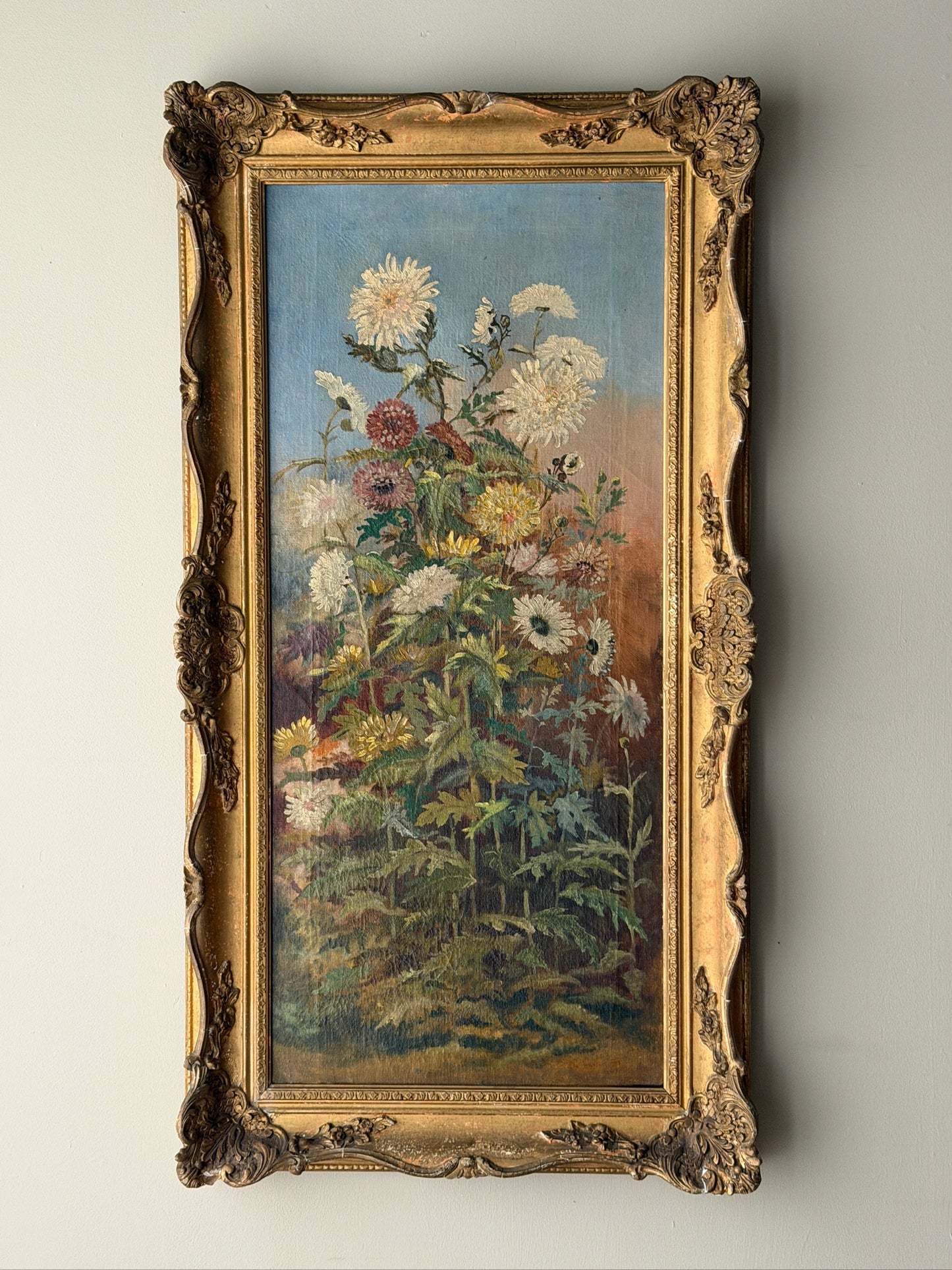 Flower still life. Unsigned.