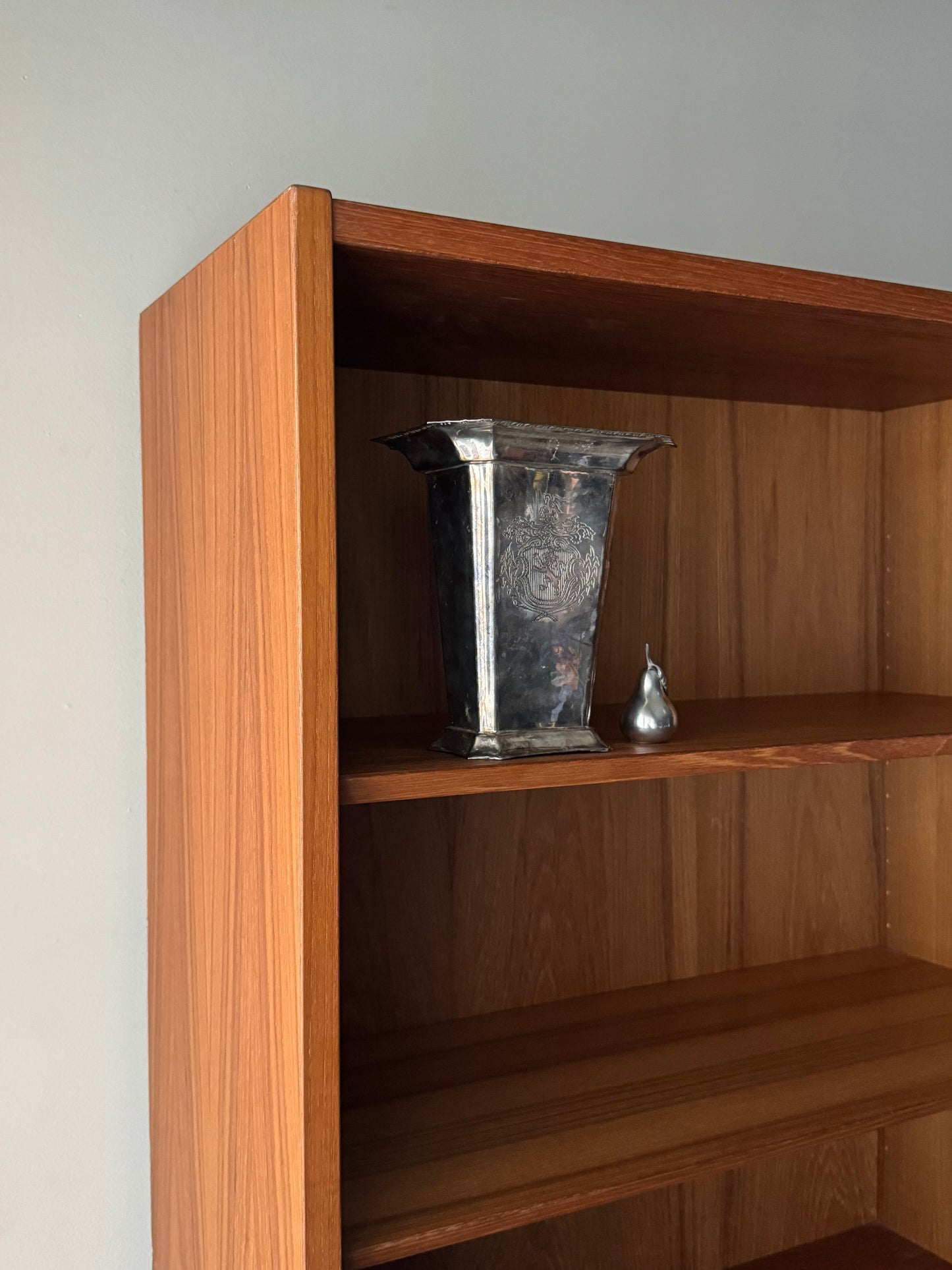 Danish teak shelving unit