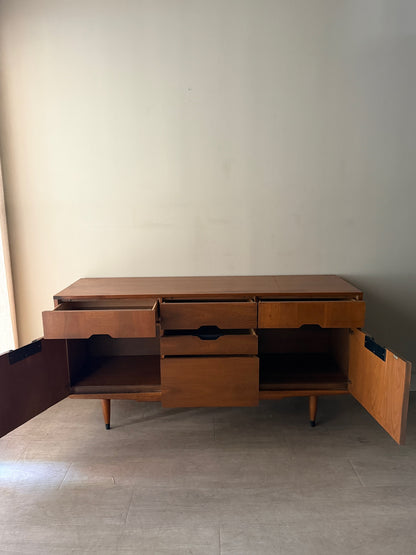 Kroehler walnut credenza