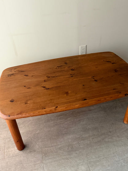 Danish pine coffee table