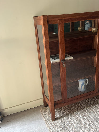 Oak display case