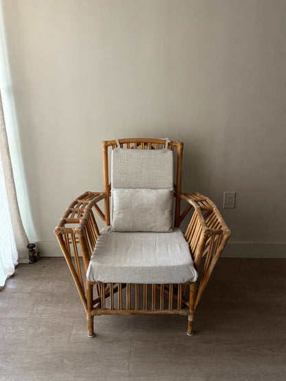 Bamboo arm chair