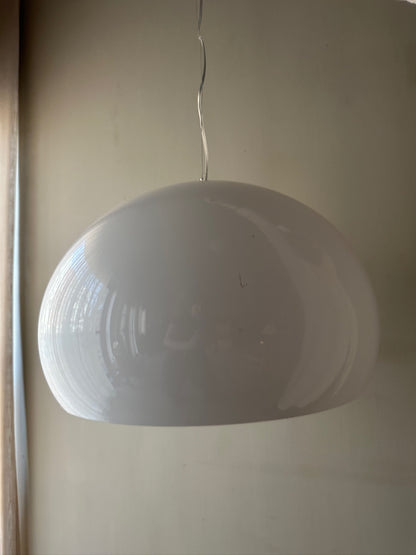 Scandinavian acrylic globe pendant light