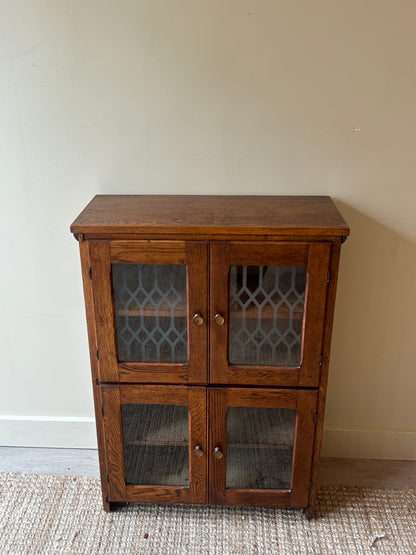 Small oak cabinet