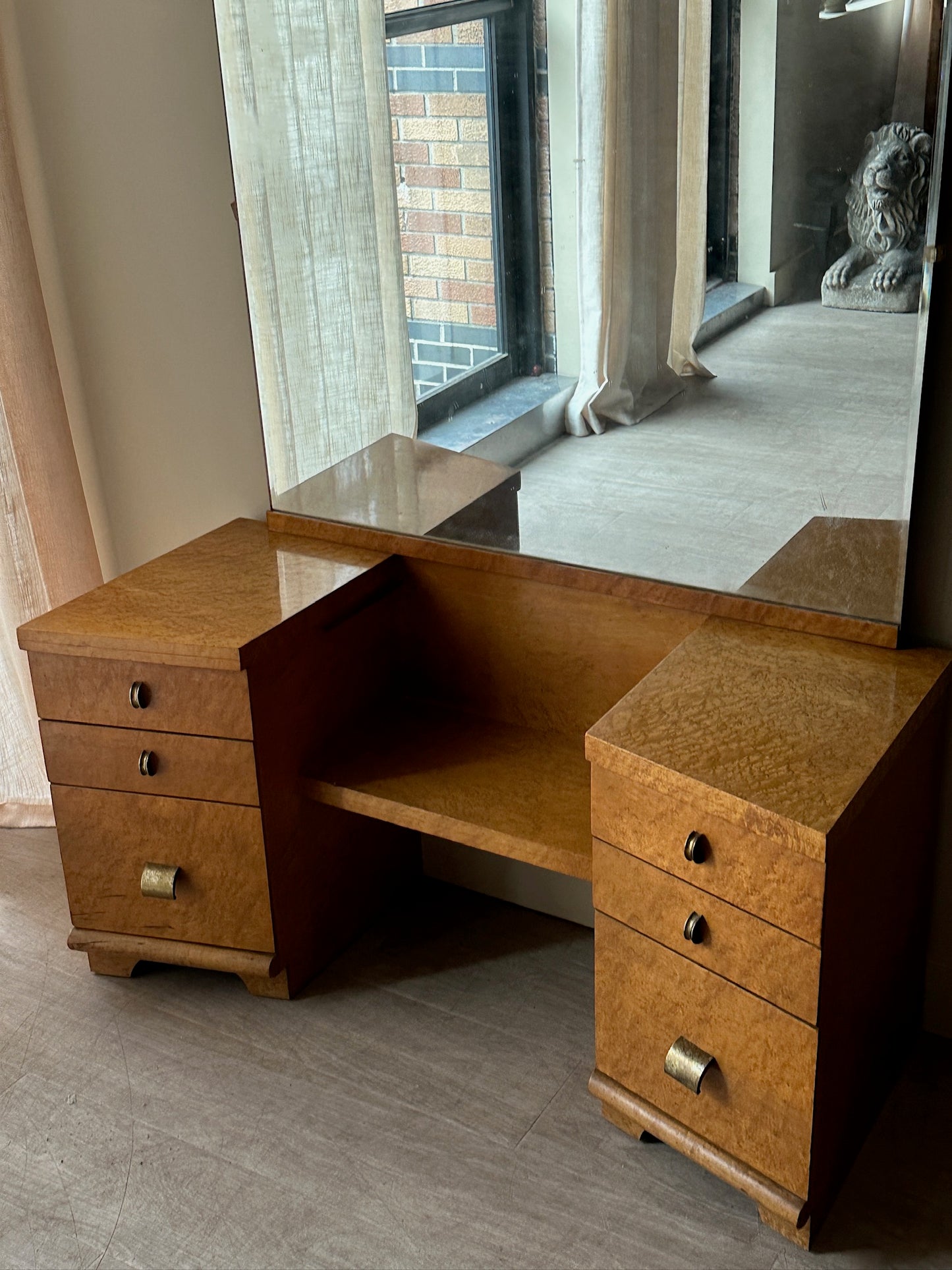 Birds Eye maple vanity