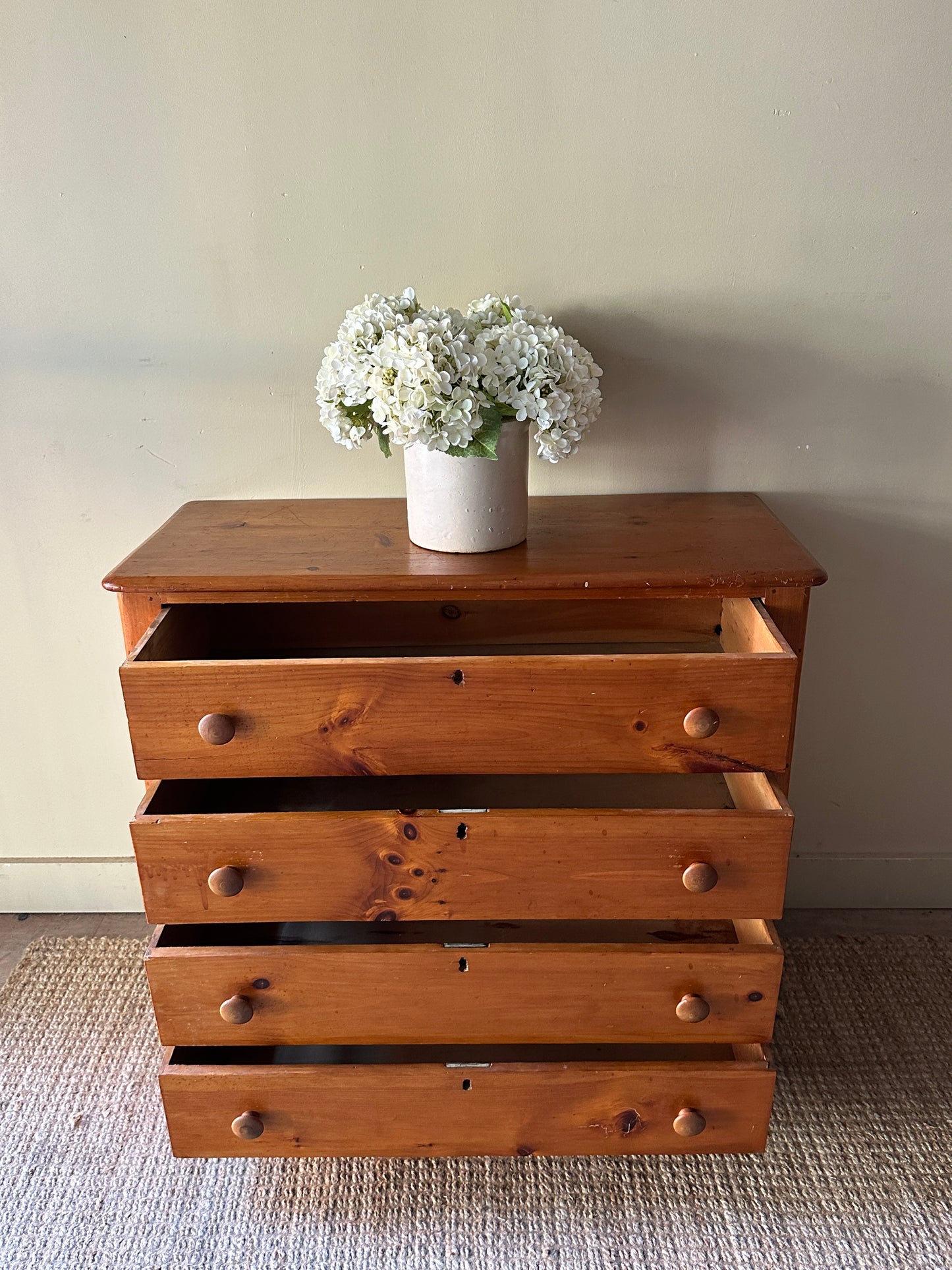4 Drawer Pine dresser
