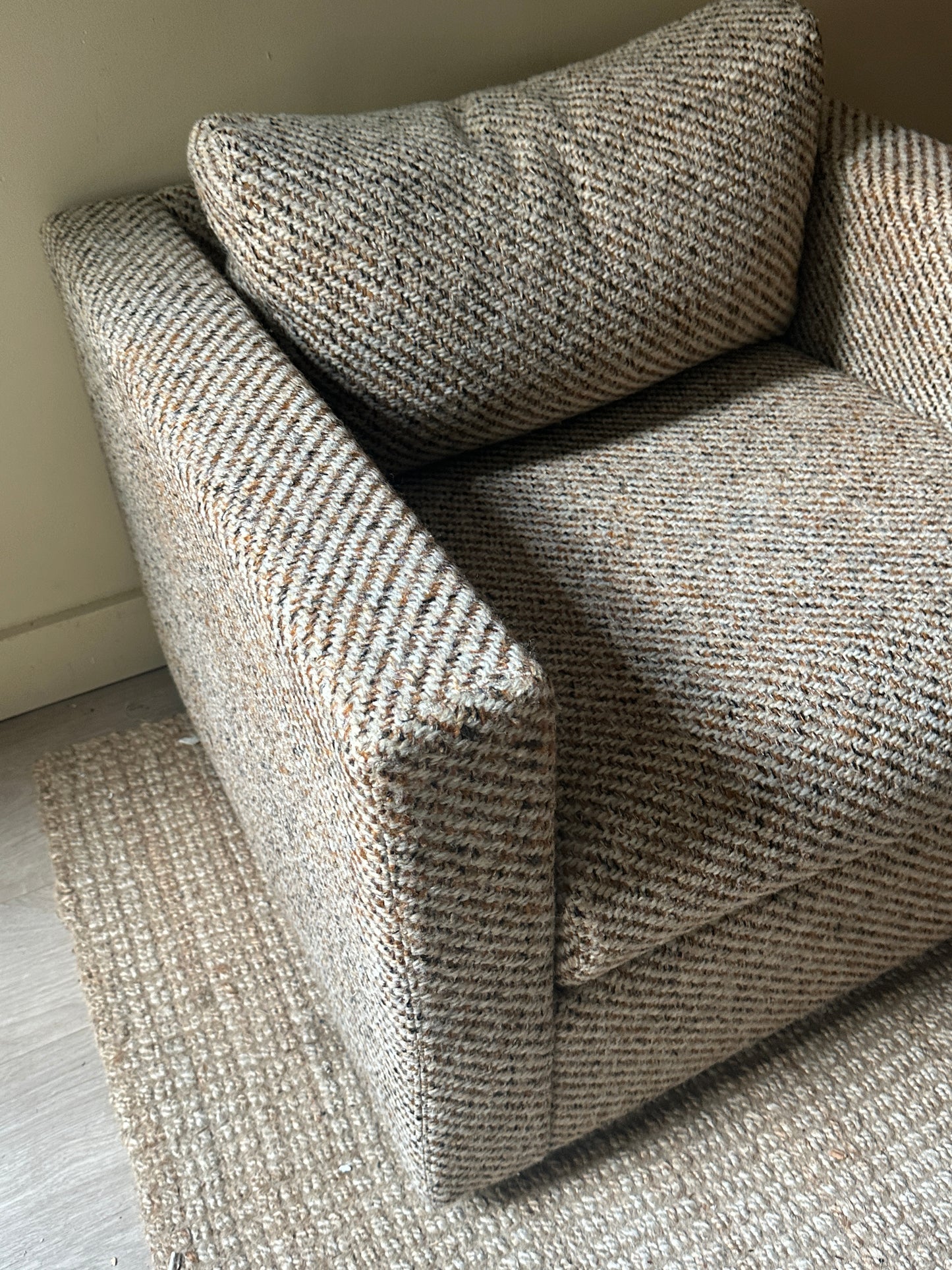 Wool armchair