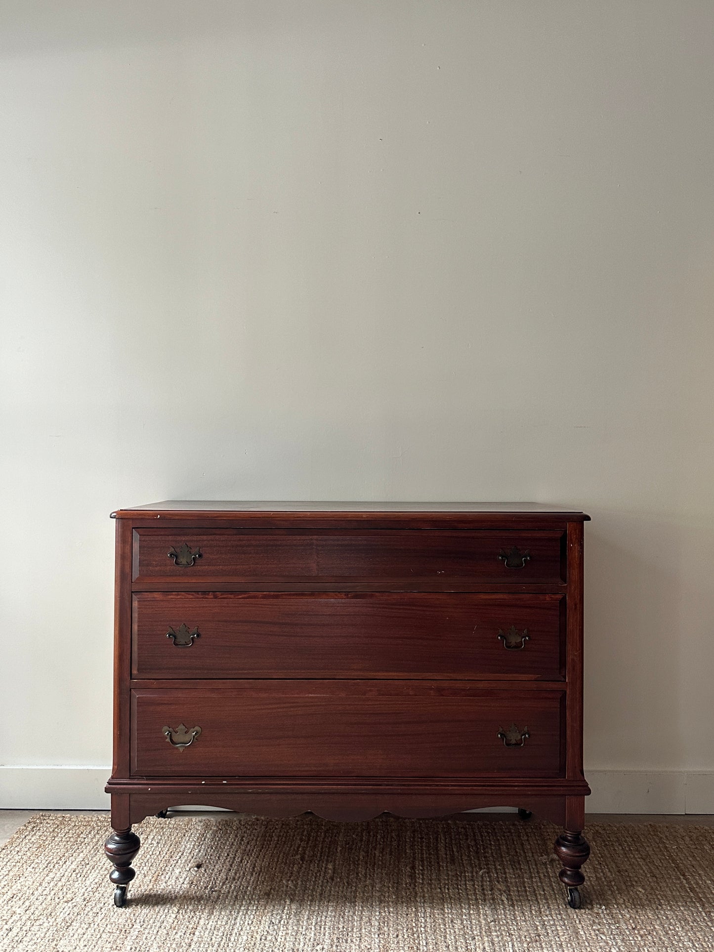 Mahogany depression dresser