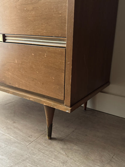 Walnut tallboy