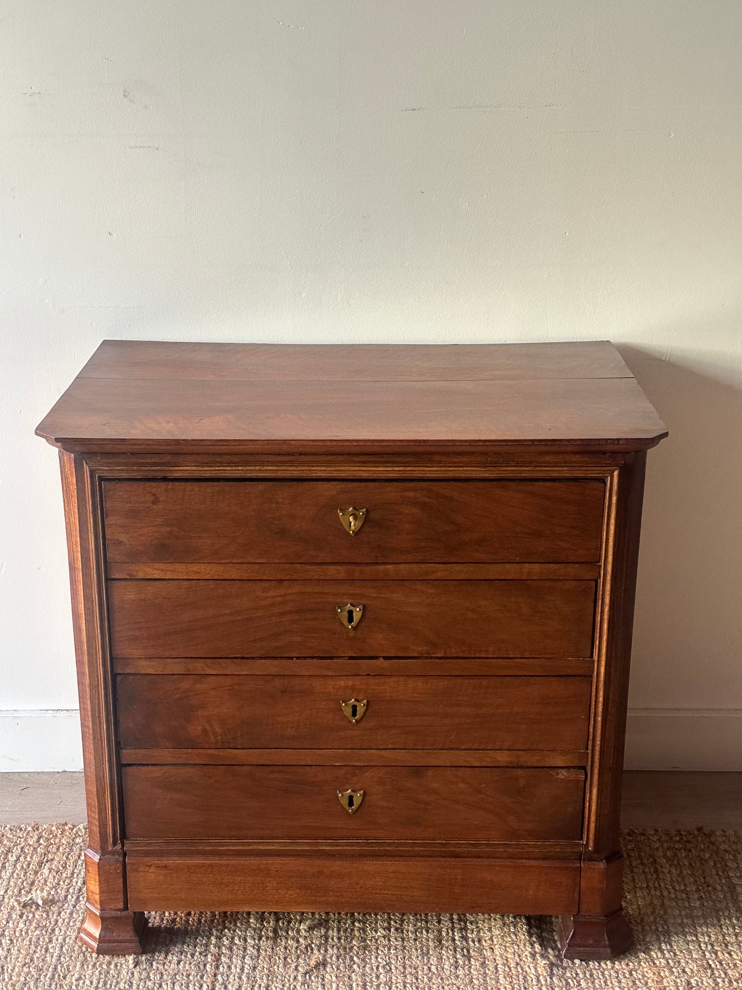 Walnut bachelors dresser