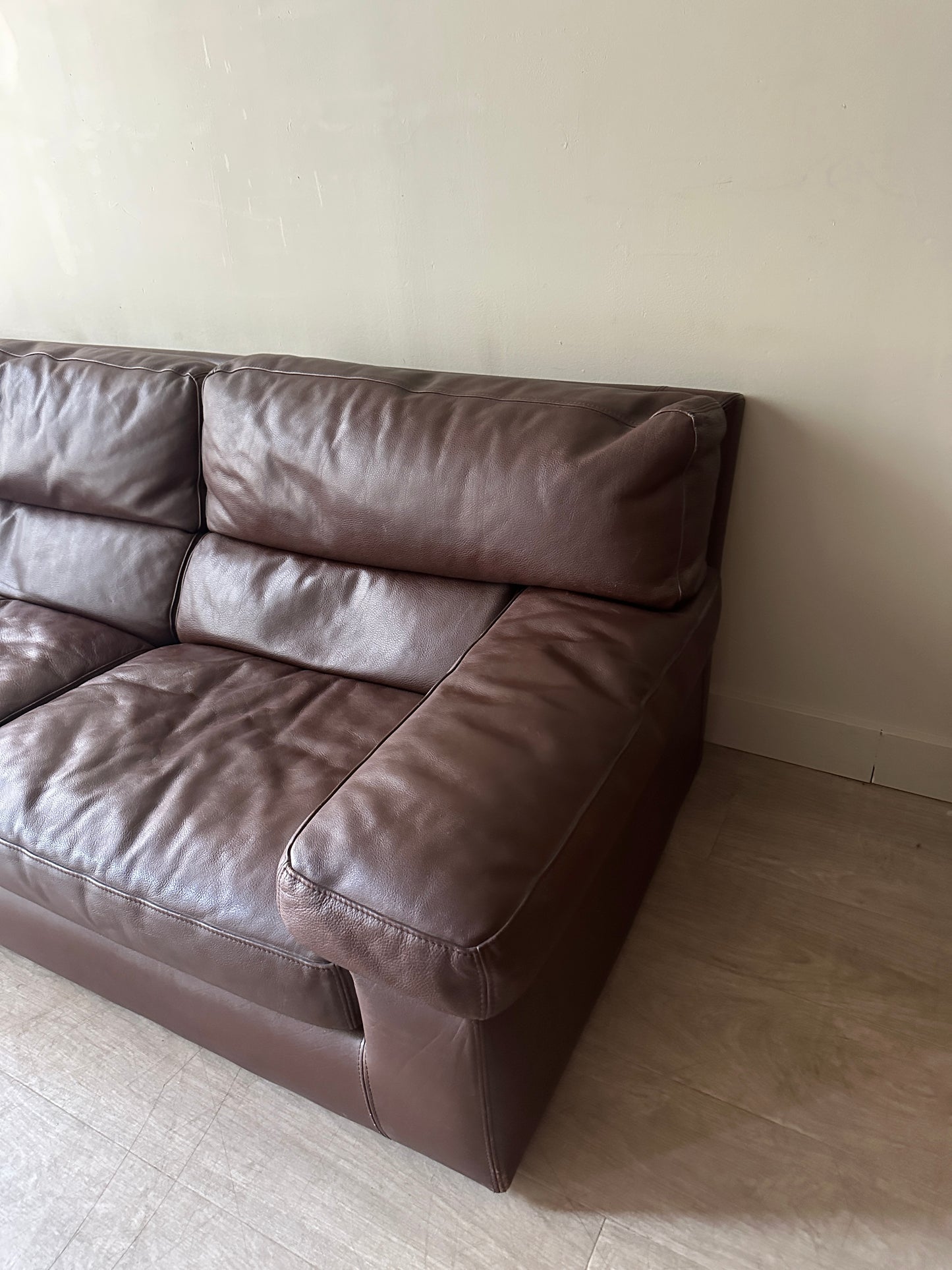 Roche Bobois leather sofa