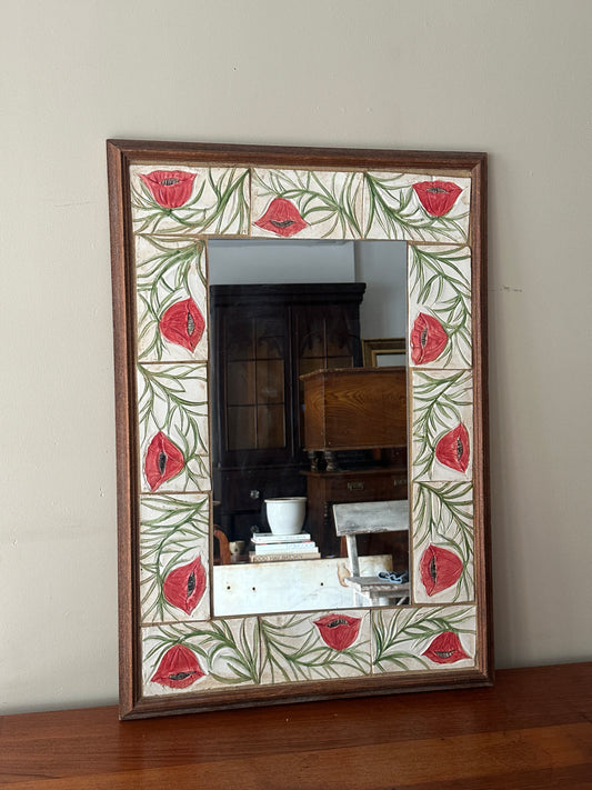 Poppy Tile Mirror