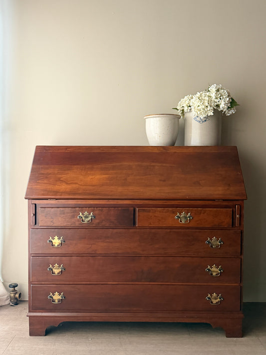 Cherry secretary dresser