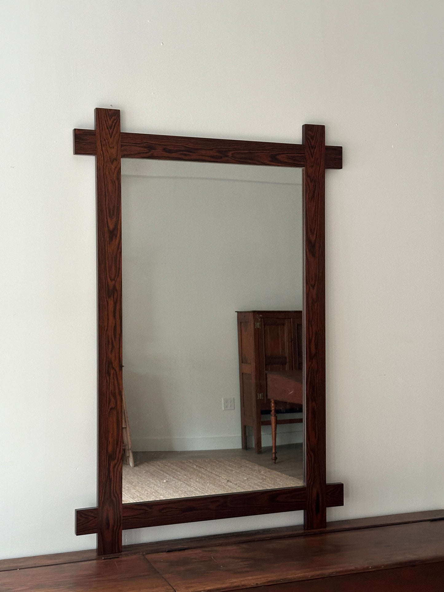 Rosewood mirror