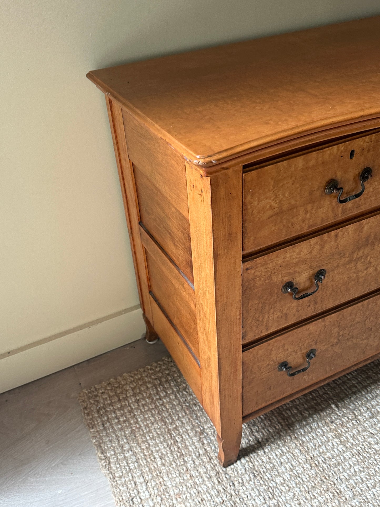 Birdseye maple dresser