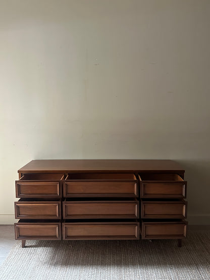 Dixie walnut dresser